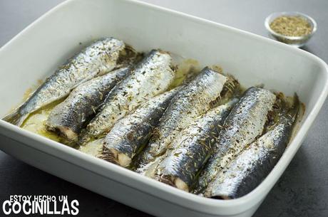 Receta de sardinas al horno con hierbas provenzales Receta de sardinas al horno con hierbas provenzales