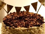 Layer cake chocolate crema vainilla