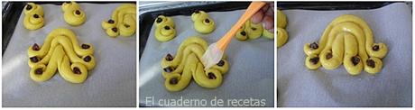 Bollos de Santa Lucía. Lussekatter.