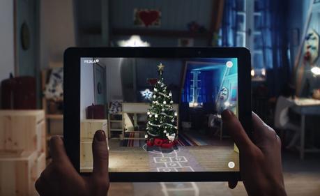 IKEA te enseña el mejor sitio para poner el árbol de Navidad con su app de realidad aumentada
