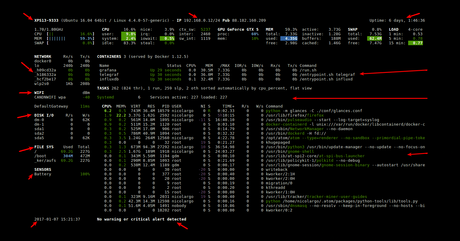 Cómo monitorizar tus sistemas con Glances glances summary monitorization