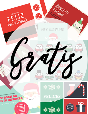 8 Etiquetas y tarjetas navideñas gratis