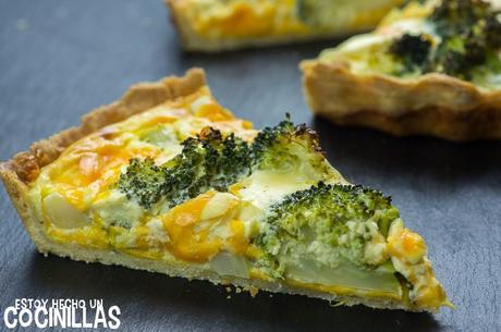 Receta de quiche de brócoli y queso cheddar Receta de quiche de brócoli y queso cheddar