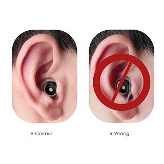 Tapones protectores de oído en caja de aluminio.