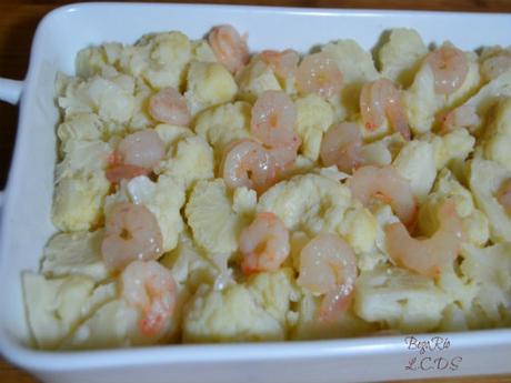 Coliflor en salsa de queso Pría