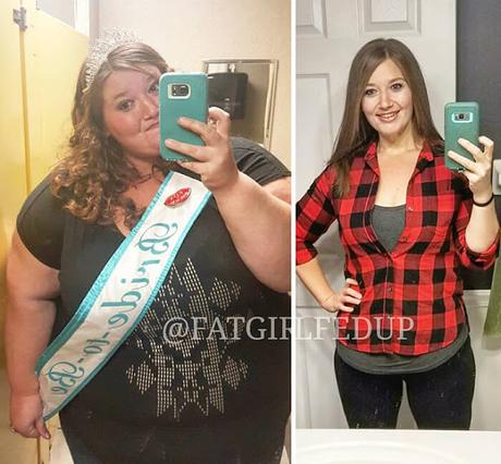 Esta mujer pesaba 250 kilos y ahora compara sus fotos después de perder 180 kilos, ¡el resultado es impresionante!
