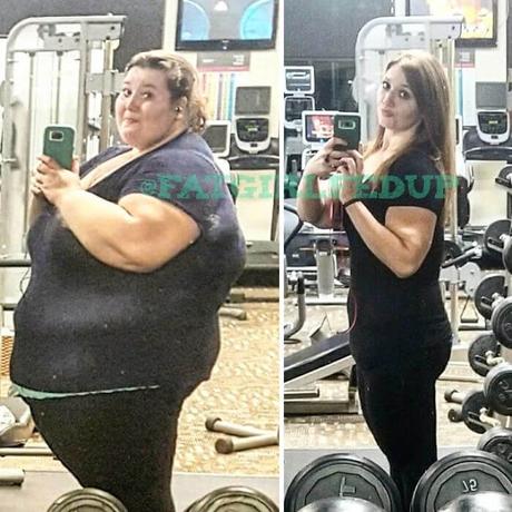 Esta mujer pesaba 250 kilos y ahora compara sus fotos después de perder 180 kilos, ¡el resultado es impresionante!