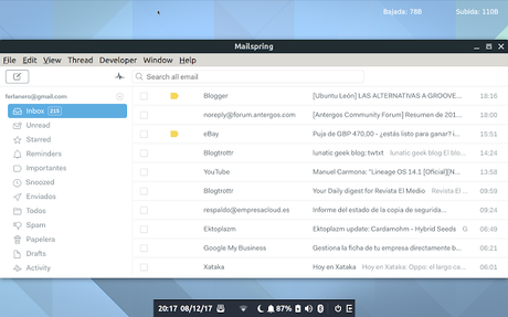 @MAILSPRINGAPP: OCULTA LA BARRA DE MENU EN SU VERSIÓN @SNAPCRAFTIO @MAILSPRINGAPP: OCULTA LA BARRA DE MENU EN SU VERSIÓN @SNAPCRAFTIO