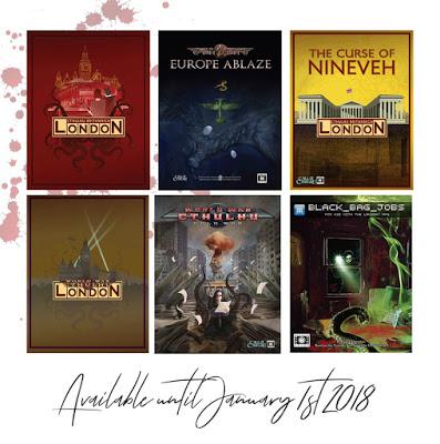 Shadows Over Bogenhäfen en PDF y más cosas de Cubicle 7 Drive Thru RPG