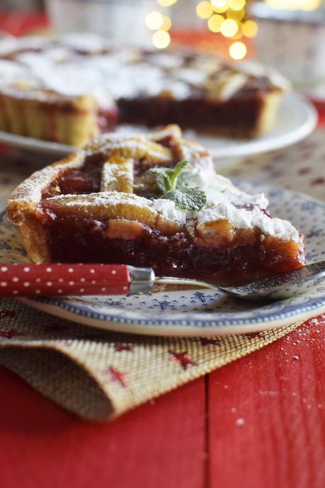 Tarta Linzer o Linzer Torte.