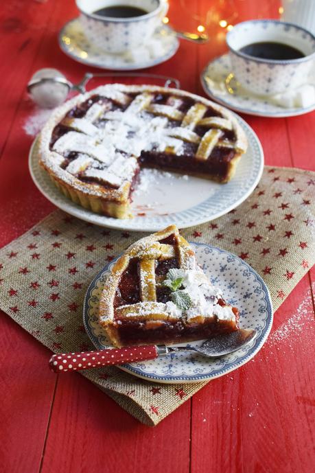 Tarta Linzer o Linzer Torte.