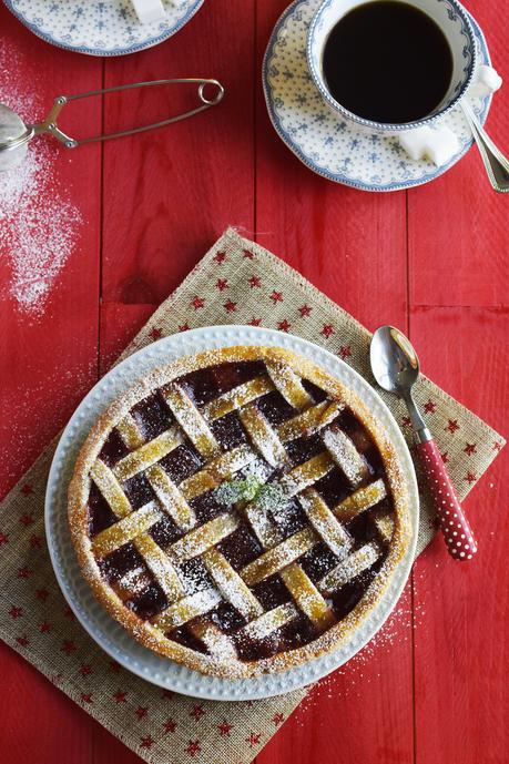 Tarta Linzer o Linzer Torte.