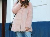 abrigo rosa jeans entre lazados