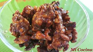 NUECES FRITAS CON MIEL (RECETA CHINA PERO CON SABOR A MALAGA) NUECES FRITAS CON MIEL (RECETA CHINA PERO CON SABOR A MALAGA)
