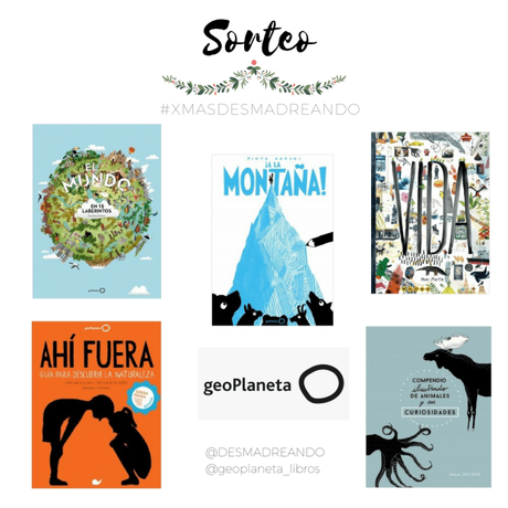 Sorteo pack libros infantiles GeoPlaneta Día 15 #XmasDesmadreando