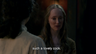 Geillis en el 3x13 de 'Outlander' Geillis en el 3x13 de 'Outlander'