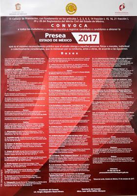 INSTALAN JURADO CALIFICADOR DE LA PRESEA ESTADO DE MÉXICO 2017 EN PERIODISMO E INFORMACIÓN