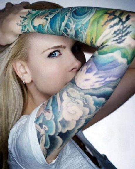 20 Tatuajes de brazos para hombres y mujeres a todo color 20 Tatuajes de brazos para hombres y mujeres a todo color