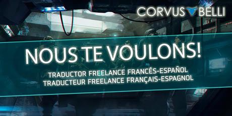 Traducteurs français pour Corvus Belli: Offre d'emploi