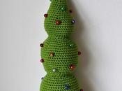 Arbol navidad ganchillo bolitas mini
