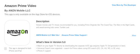 Ya puedes utilizar Amazon Prime vídeo en tu Apple TV