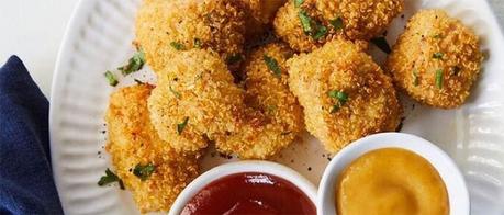 Deliciosos nuggets de pollo y quinoa