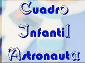 Cuadro infantil astronauta