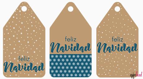 Freebie: Etiquetas navideñas