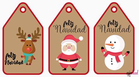 Freebie: Etiquetas navideñas