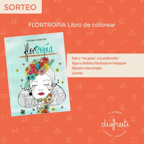 Sorteo: Libro para colorear “Flortropia”