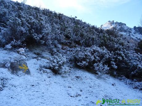 Ruta Gumial: sendero entre nieve