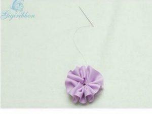 Flor de listón Ribow – Paso a paso. Flor de listón Ribow – Paso a paso.