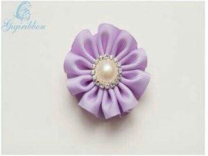 Flor de listón Ribow – Paso a paso. Flor de listón Ribow – Paso a paso.