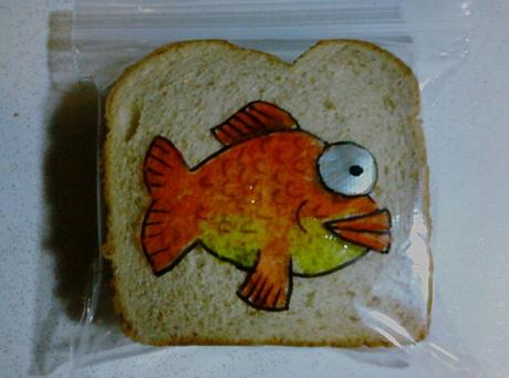 Un Papá dibuja en las bolsas de sándwich de sus hijos todos los benditos días Un Papá dibuja en las bolsas de sándwich de sus hijos todos los benditos días
