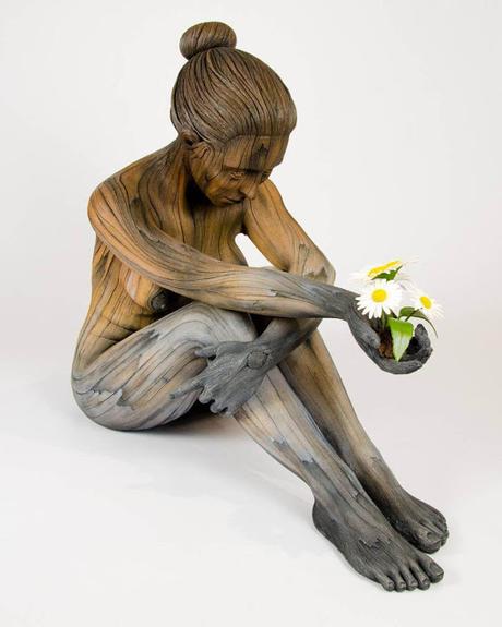 Christopher White, sus esculturas parecen madera pero son de ceamica Christopher White, sus esculturas parecen madera pero son de ceamica