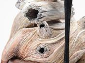 Christopher White, esculturas parecen madera pero ceamica