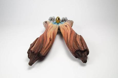 Christopher White, sus esculturas parecen madera pero son de ceamica Christopher White, sus esculturas parecen madera pero son de ceamica