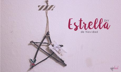 DIY: estrella rústica para Navidad