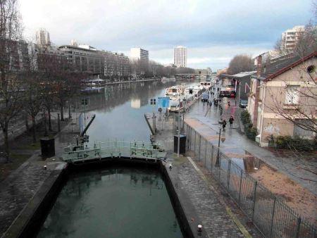 El preservado Canal de San Martín en París