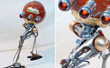 18 Robots hechos con basura reciclada 18 Robots hechos con basura reciclada