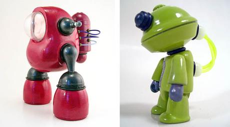 18 Robots hechos con basura reciclada 18 Robots hechos con basura reciclada