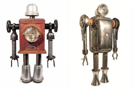18 Robots hechos con basura reciclada 18 Robots hechos con basura reciclada
