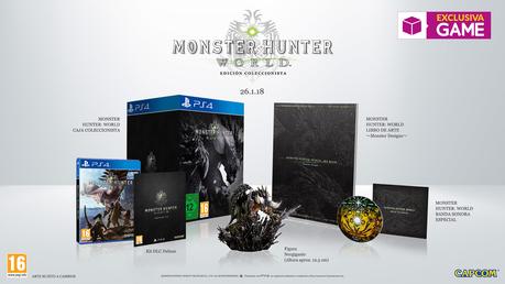 GAME venderá una limitada Edición Coleccionista de Monster Hunter World