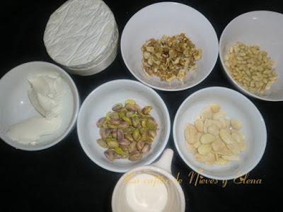 Turrón de Camembert y frutos secos