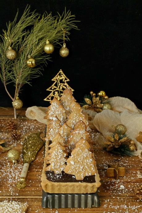 Tarta de Navidad o Crostata di Natale tarta-de-chocolate-y-canela, crostata-di-natale, chocolate-and-cinnamon-tart