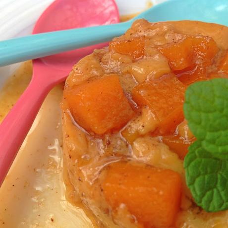 Flan de calabaza y naranja - dulce de Ciudad del Vaticano Flan de calabaza y naranja - dulce de Ciudad del Vaticano