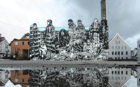 Sin fronteras:Llamativas obras de Arte callejero contra la represion de ICY y SOT