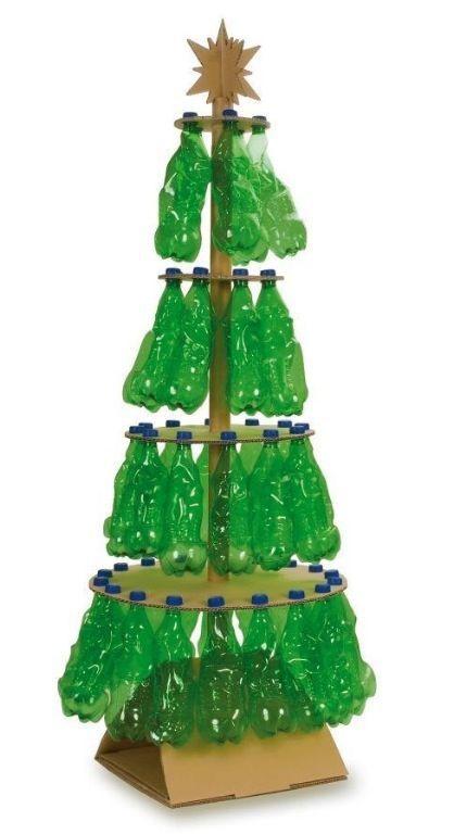 Arboles navideños reciclados y originales
