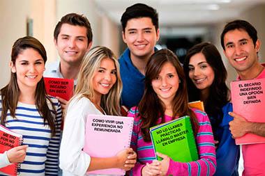 el villano arrinconado, humor, chistes, reir, satira, becarios, beca, master