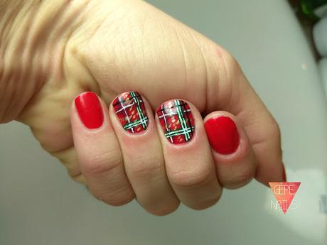 RED TARTAN NAILS | TUTORIAL RED TARTAN NAILS | TUTORIAL